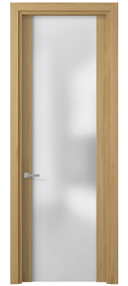 Межкомнатная дверь Планум 4114 Солнечный вяз Сатинированное стекло Цена 41499 ₽ | Volhovec