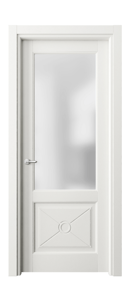 Межкомнатная дверь Тоскана Литера 6362 Матовый серый Сатинированное стекло Цена 108499 ₽ | Volhovec