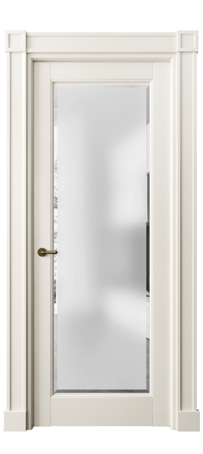 Межкомнатная дверь Тоскана Плано 6300 Бук венециана Сатинированное стекло с фацетом Цена 150959 ₽ | Volhovec