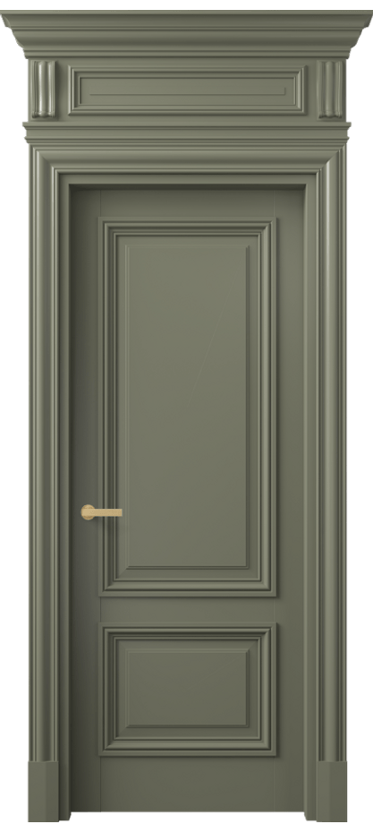 Межкомнатная дверь Антик 7303 Матовый оливковый тёмный  Цена 165459 ₽ | Volhovec