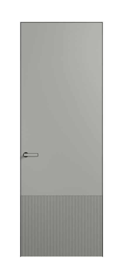 Дверь межкомнатная Velvet АКП 8202 Матовый нейтральный серый. Скрытый короб Черный Цена 61569 . Фабрика дверей Волховец 8 (800) 551 43 19 Межкомнатная дверь Velvet АКП 8202 Матовый нейтральный серый. Цена 61569 | Volhovec