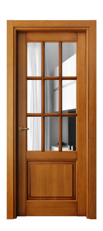 Межкомнатная дверь Тоскана Грильято 6312 Бук светлый с патиной Двустороннее зеркало, триплекс Цена 135699 ₽ | Volhovec