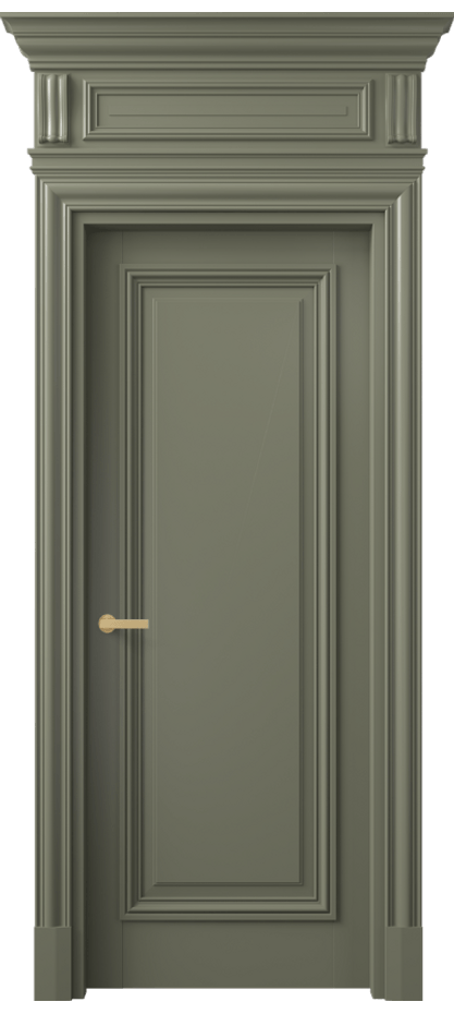 Межкомнатная дверь Антик 7301 Матовый оливковый тёмный Цена 165459  | Volhovec