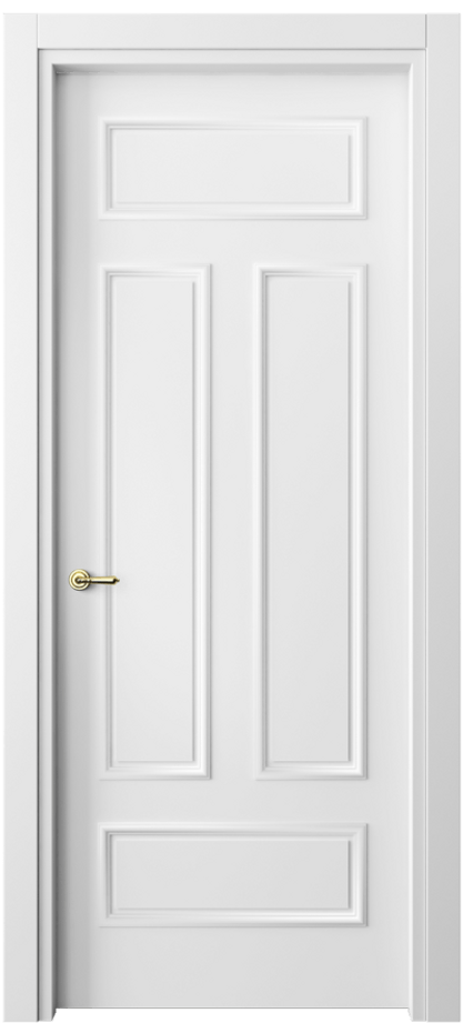 Межкомнатная дверь Париж 8143 Матовый белоснежный  Цена 84399 ₽| Volhovec