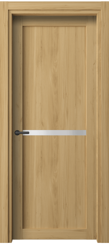 Межкомнатная дверь Нео 2112 Солнечный вяз Сатинированное стекло Цена 34399 ₽ | Volhovec