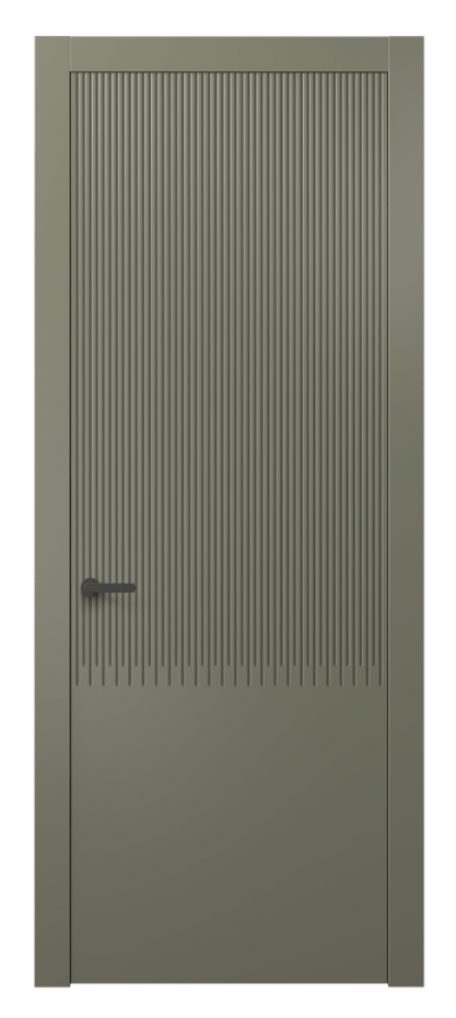 Межкомнатная дверь Дюна АКП 8627 Матовый оливковый тёмный  Цена 54199 ₽ | Volhovec