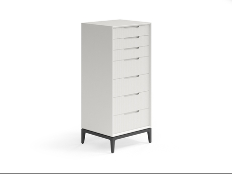 Мебель Комод Вельвет 7 ящиков. Цвет Матовый тёплый серый. Материал Гладкая эмаль. Коллекция Комод Вельвет 7 ящиков. Картинка.