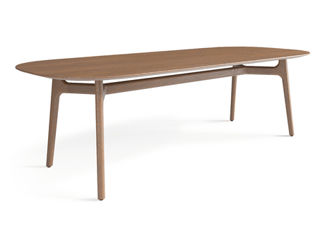 Мебель Стол Примо обеденный на 8 персон 250×105 см. Цвет Дуб каштановый матовый. Материал Массив дуба матовый. Коллекция Стол Примо обеденный на 8 персон 250×105 см. Картинка.