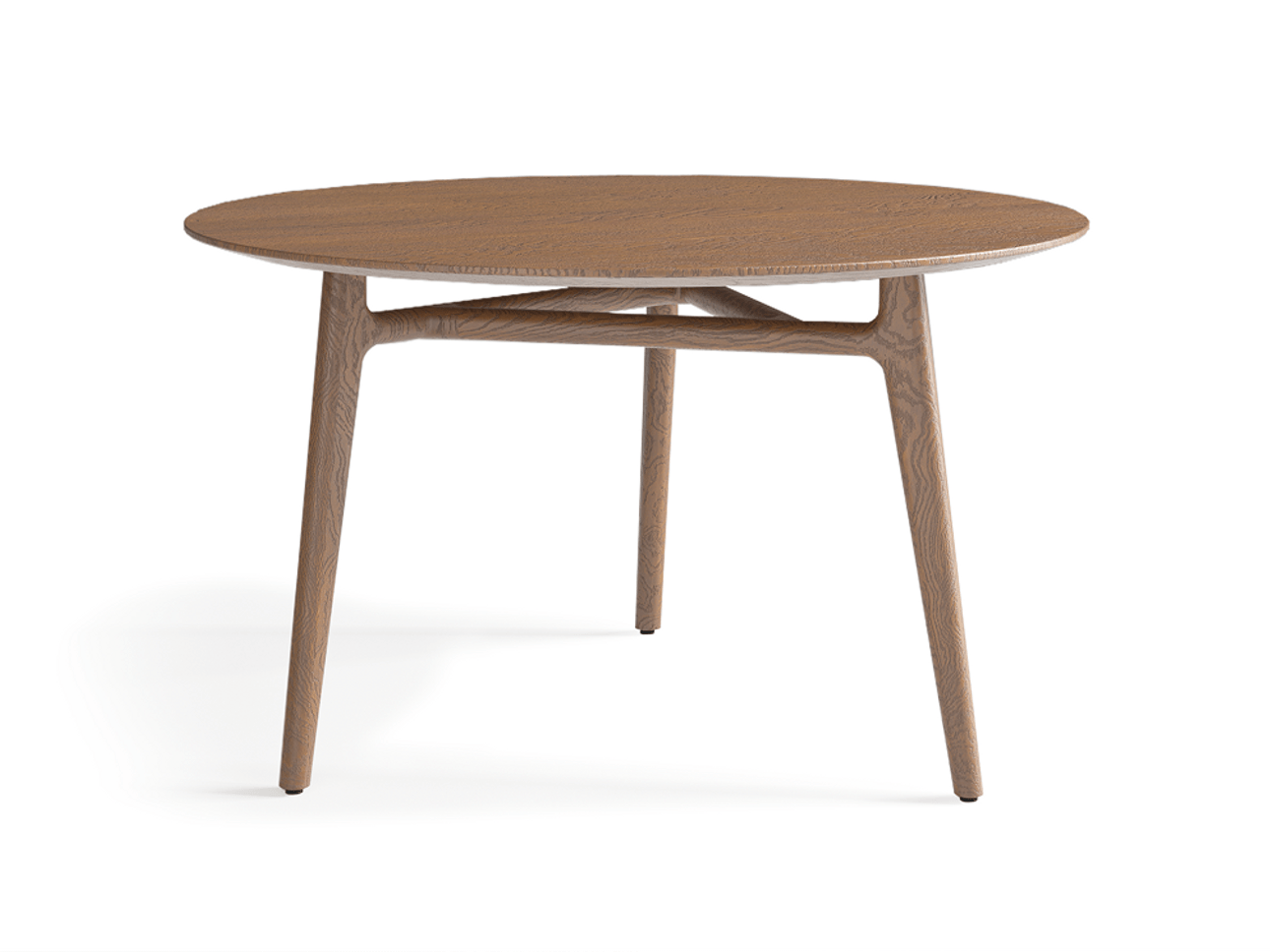 Стол Primo обеденный круглый Дуб каштановый матовый