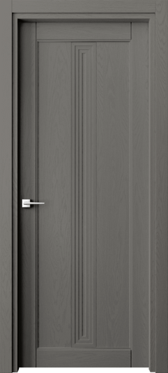 Дверь межкомнатная 6121 ДКЛС. Цвет Дуб классический серый. Материал Массив дуба эмаль. Коллекция Эго. Картинка.
