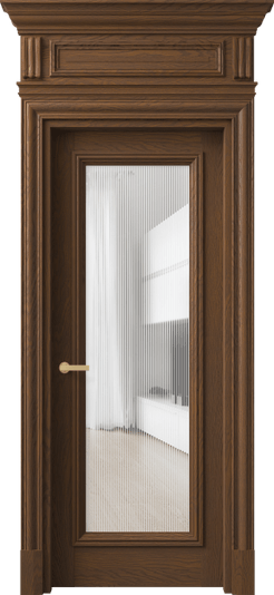 Дверь межкомнатная 7300 ДКШ.М DUNE. Цвет Дуб каштановый матовый. Материал Массив дуба матовый. Коллекция Антик. Картинка.