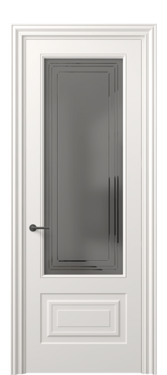 Межкомнатная дверь 8442 МПБЛ СЕР САТ ГРА. Цвет Матовый пудровый белый. Материал Гладкая эмаль. Коллекция Mascot. Фото. Дверь межкомнатная 8442 МПБЛ СЕР САТ ГРА. Цвет Матовый пудровый белый. Материал Гладкая эмаль. Коллекция Mascot. Картинка.