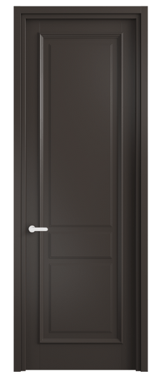 Дверь межкомнатная 6777 МАН. Цвет Матовый антрацит. Материал Гладкая эмаль. Коллекция Шарм. Картинка.