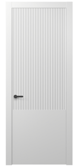 Дверь межкомнатная АКП 8646 МБЛ. Цвет Матовый белоснежный. Материал Гладкая эмаль. Коллекция Альба. Картинка.