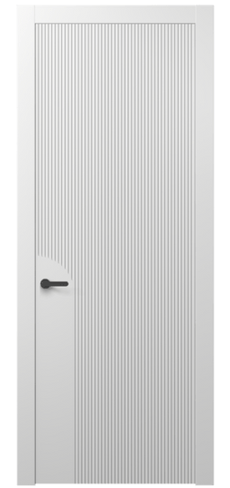 Дверь межкомнатная АКП 8625 МБЛ. Цвет Матовый белоснежный. Материал Гладкая эмаль. Коллекция Дюна. Картинка.