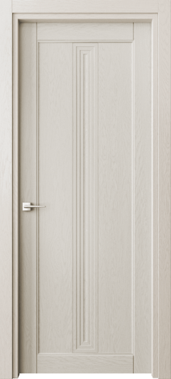 Дверь межкомнатная 6121 ДОС. Цвет Дуб облачный серый. Материал Массив дуба эмаль. Коллекция Эго. Картинка.