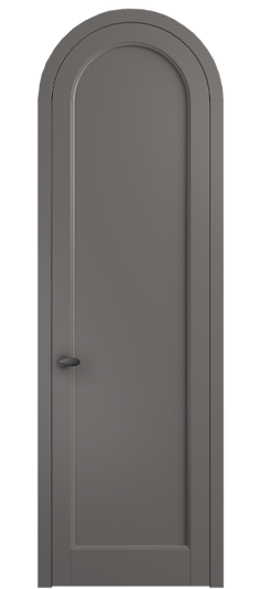 Дверь межкомнатная 6813 МКЛС. Цвет Матовый классический серый. Материал Гладкая эмаль. Коллекция Палаццо. Картинка.