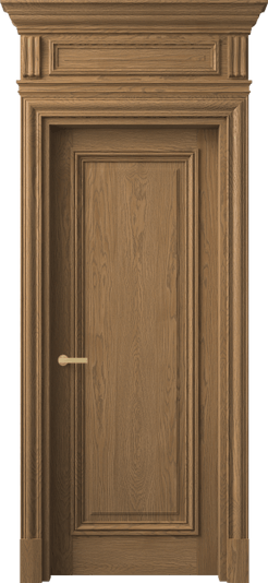 Дверь межкомнатная 7301 ДМС.М. Цвет Дуб мускатный матовый. Материал Массив дуба матовый. Коллекция Антик. Картинка.