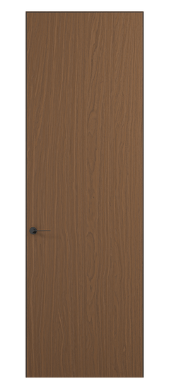 Дверь межкомнатная 0010 МШНДШ. Цвет Дуб шоколадный матовый. Материал Мультишпон НатурВуд. Коллекция Планум Про. Картинка.