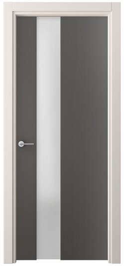 Дверь межкомнатная 4224 ПЭГФ САТ. Цвет ПЭТ графитовый. Материал ПЭТ. Коллекция Фридом. Картинка.
