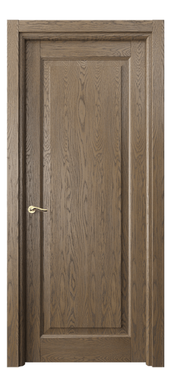 Дверь межкомнатная 0701 ДММ.Б. Цвет Дуб мраморный брашированный. Материал Массив дуба брашированный. Коллекция Лигнум. Картинка.