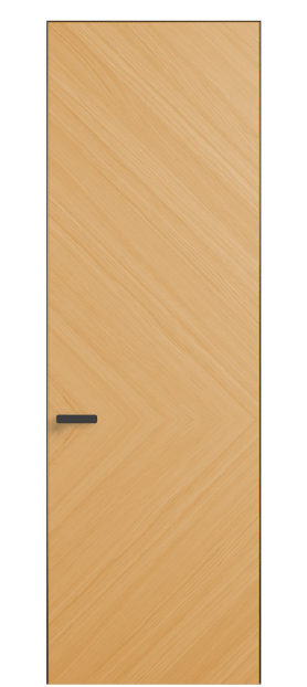 Дверь межкомнатная 0202 ДЗМЛР Дуб золотой матовый. Цвет Дуб золотой матовый рифт. Материал Радиальный шпон НатурВуд. Коллекция Рифт. Картинка.