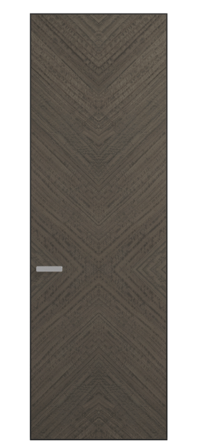 Дверь межкомнатная 0205 ЭВСМФ Эвкалипт серый матовый фризе. Цвет Эвкалипт серый матовый фризе. Материал Шпон эвкалипта НатурВуд. Коллекция Рифт. Картинка.