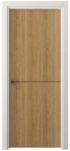 Дверь межкомнатная 4207 ГОР. Цвет Грецкий орех. Материал Ламинатин. Коллекция Фридом. Картинка.